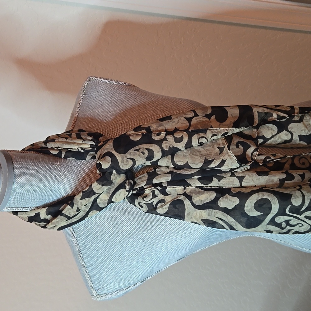Two Tone Silk Scarf